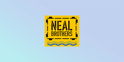 Neal Brothers logo on a gradient background.